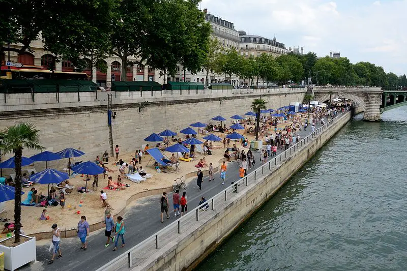 Paris Plages Summer Beach on Seine