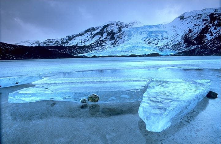 Iceland Glacier Ice