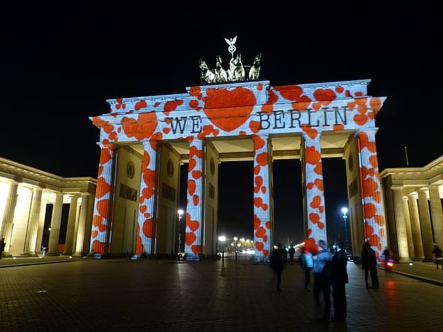 Berlin at night