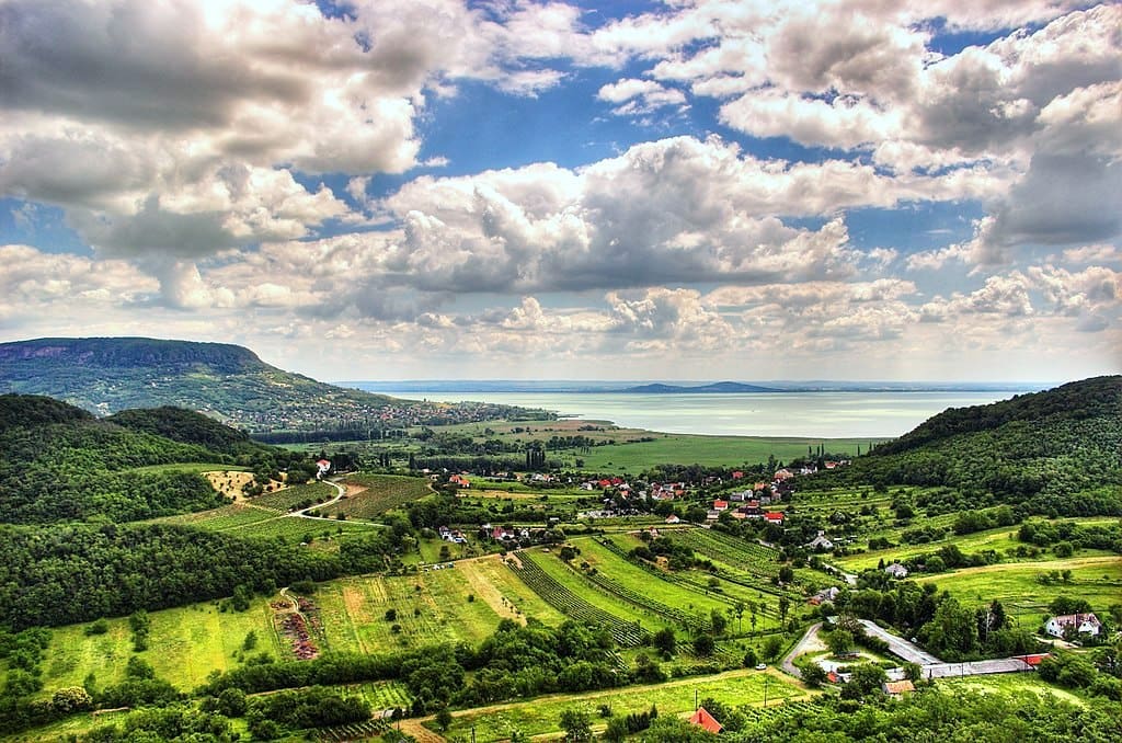 Lake Balaton Hungary Vineyards