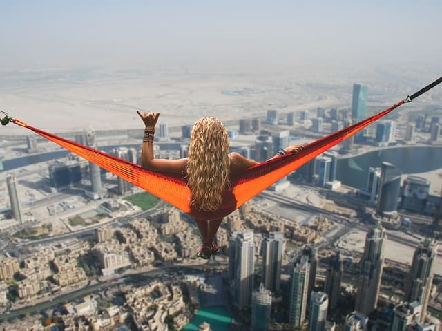 Dubai Hammock Girl via Pixabay
