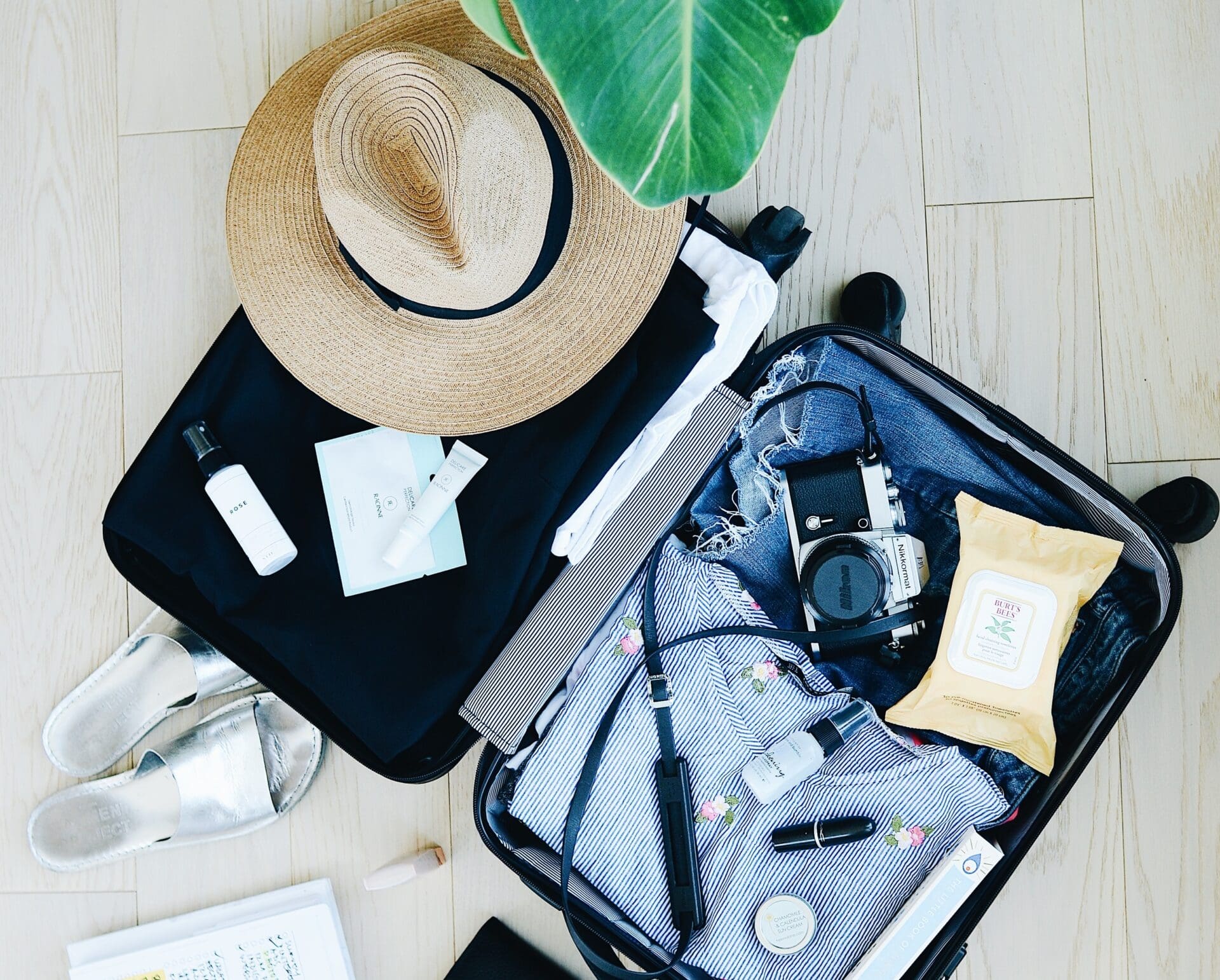 skincare travel routine