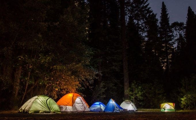 Alaska camping tents