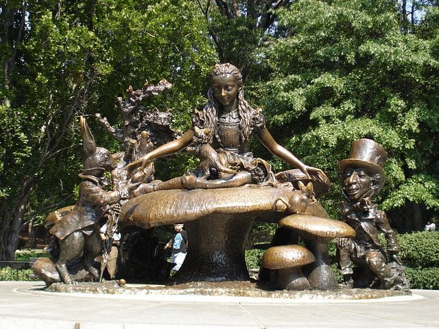 Alice in Wonderland in Central Park New York