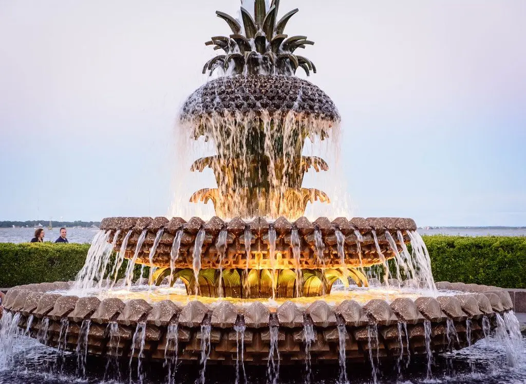 Charleston South Carolina, "Pineapple Fountain" by JOgdenC is licensed under CC BY-NC-ND 2.0 