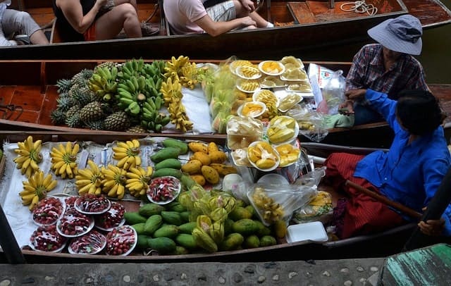 Thailand floating market