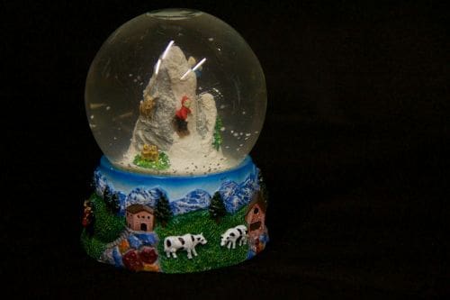 Music Box Snow Globe