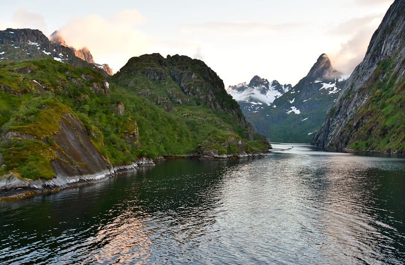 Fjord Lofoten Islands Norway