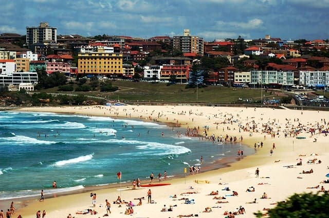 Bondi Beach Surfing