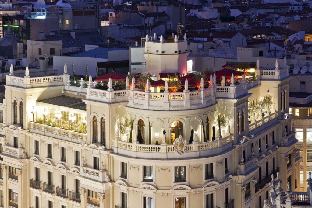 Principal Hotel Roof Top Bar Madrid