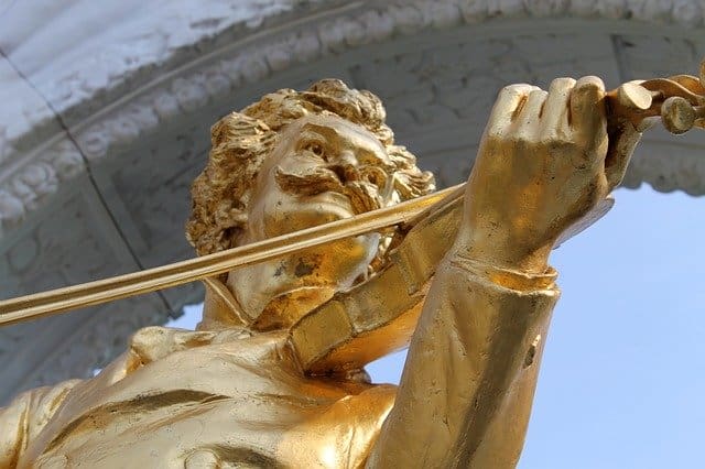 Johann Strauss Statue Vienna