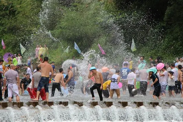Songkran Water Celebration Thailand