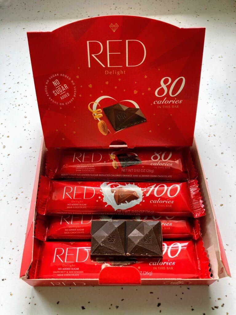 Red Delight Chocolate Bars