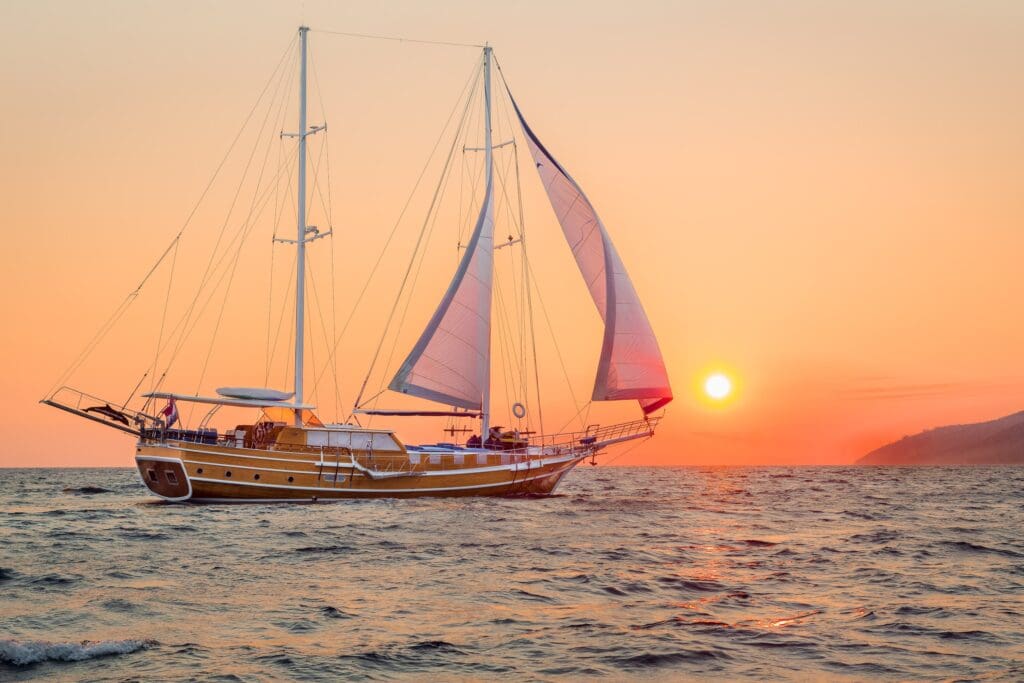Sailing Sunset Croatia