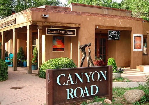 Canyon Road Santa Fe New Mexico