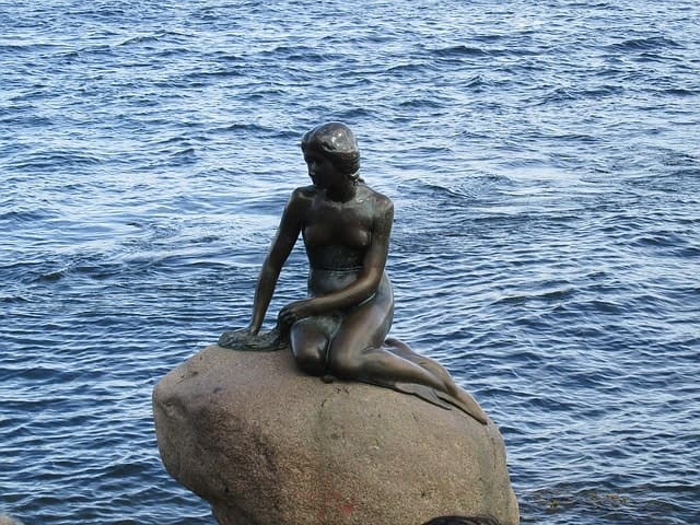 Mermaid Statue Copenhagen Denmark