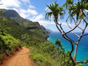 Napali Hiking Trail Hawaii